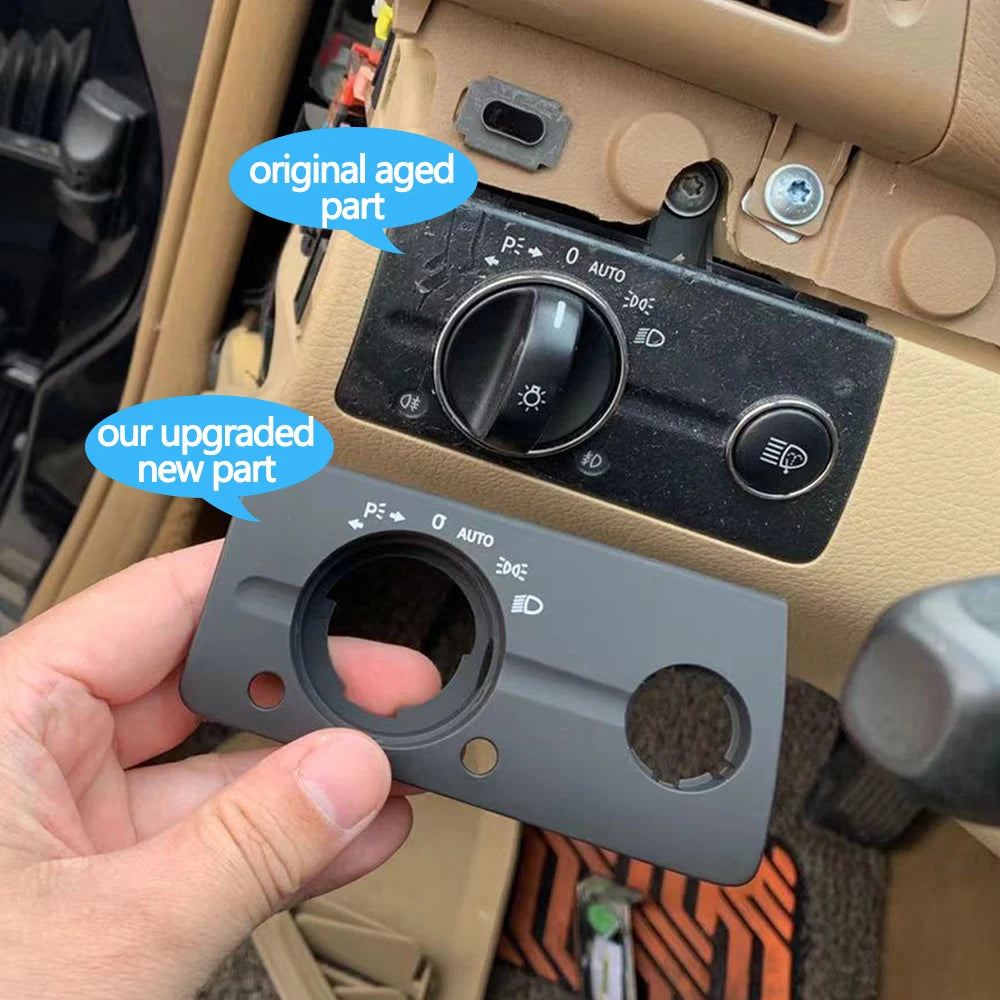 LHD RHD Front Dashboard Headlight Lamp Switch Cover — product photo 2 of 6