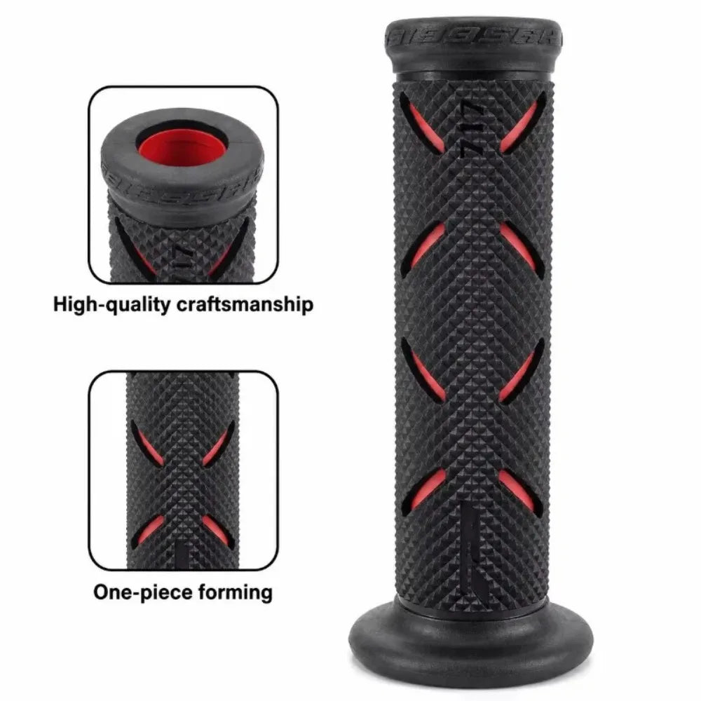 1pair 22mm Motorcycle Rubber Handlebar Grips Non-slip Motorbike — main product photo