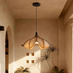 Japanese Wabi-Sabi Resin LED Pendant Light Petal Ceiling — product photo 3 of 6