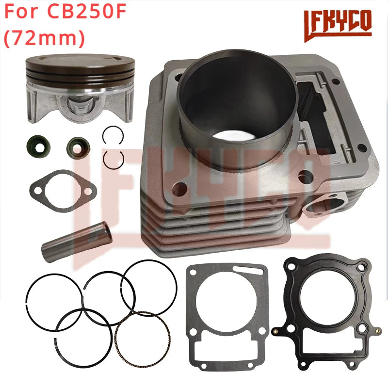 Motorcycle 72mm Moto Engine Cylinder 250CC Piston Gasket — main product photo