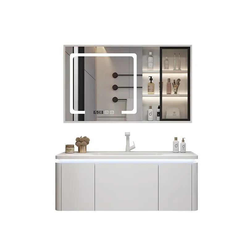 Rock Slab Seamless Wash Basin Corian Integrated Sink — product photo 5 of 6