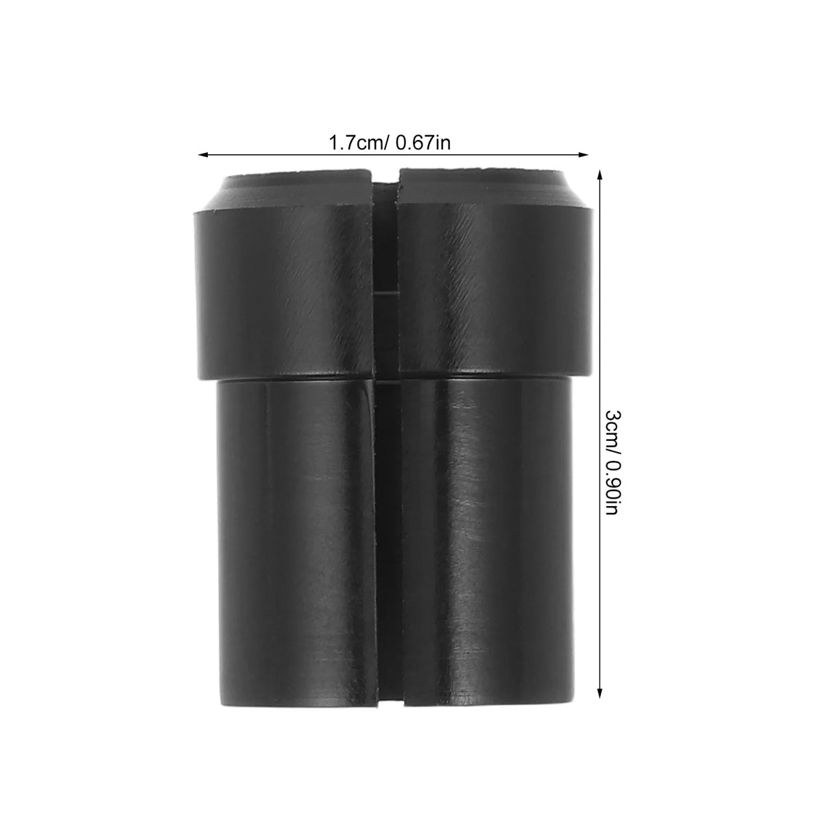10Pcs Universal Mic Stand Bushing Black Plastic Split — product photo 2 of 6