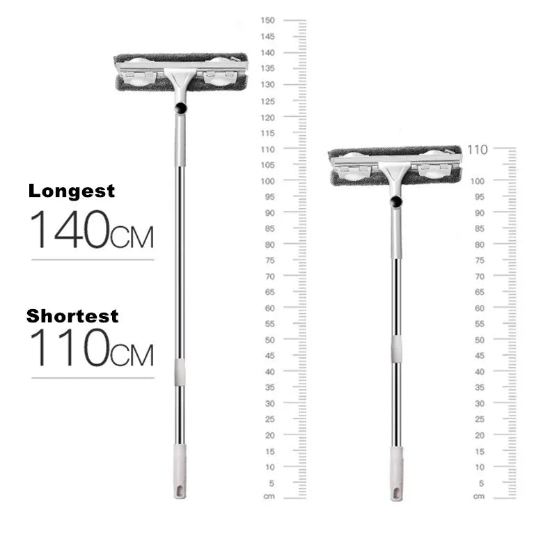 Glass Cleaning Mop Telescopic Rod Window Cleaning Tools