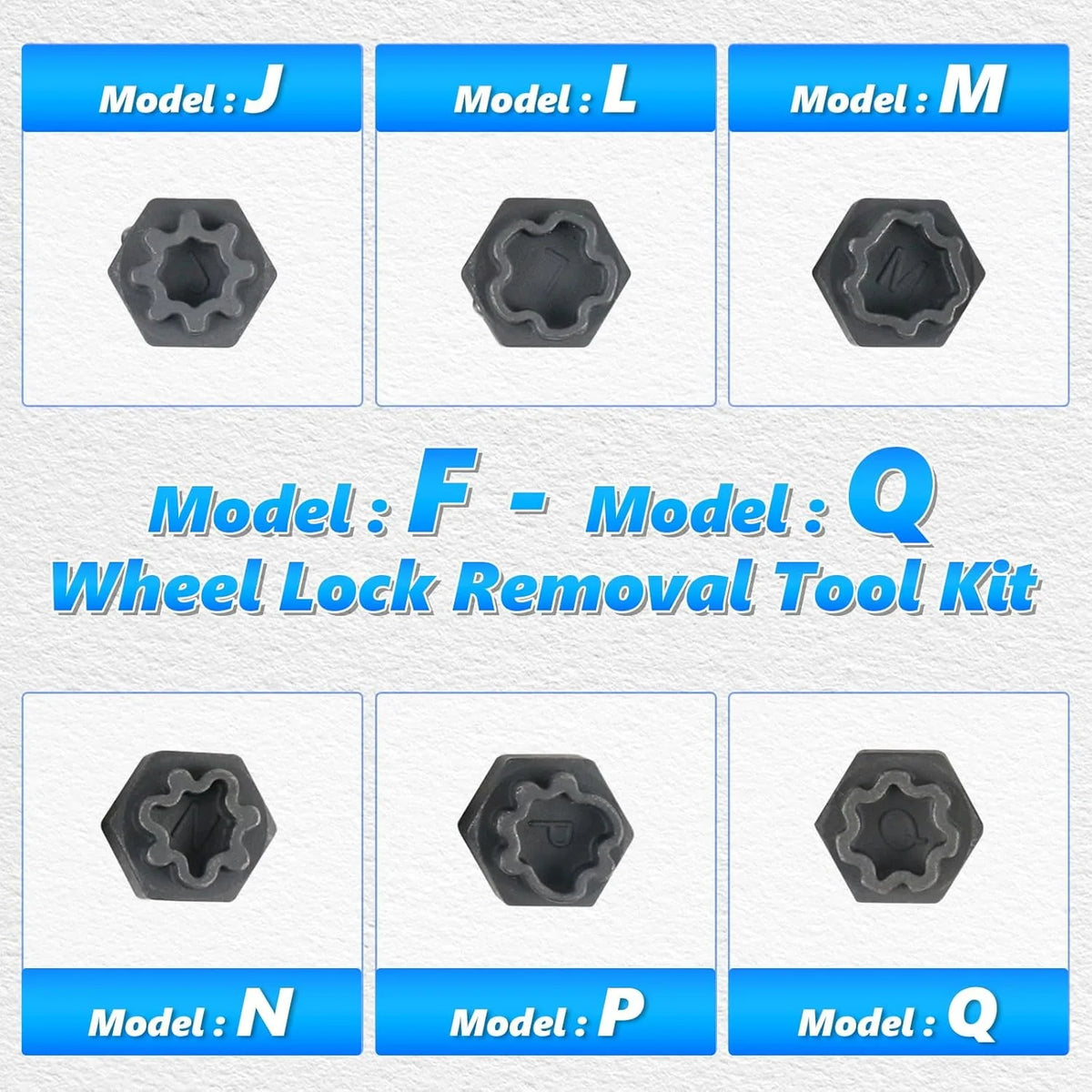 22Pcs Wheel Lock Nut Socket Set Anti-Theft Lug — product photo 3 of 6