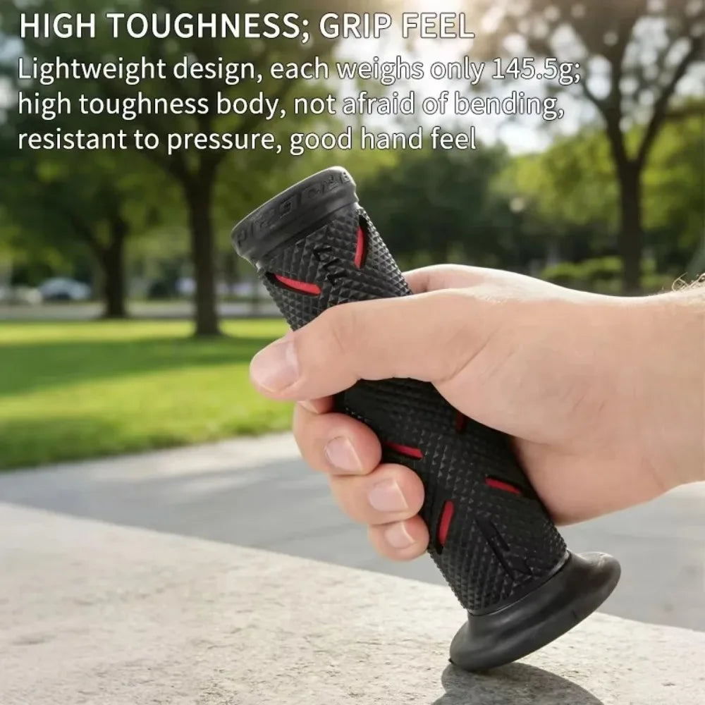 1pair 22mm Motorcycle Rubber Handlebar Grips Non-slip Motorbike — product photo 6 of 6