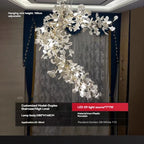 Ginkgo Leaves Loft Hanging Chandelier Light For High — product photo 6 of 6