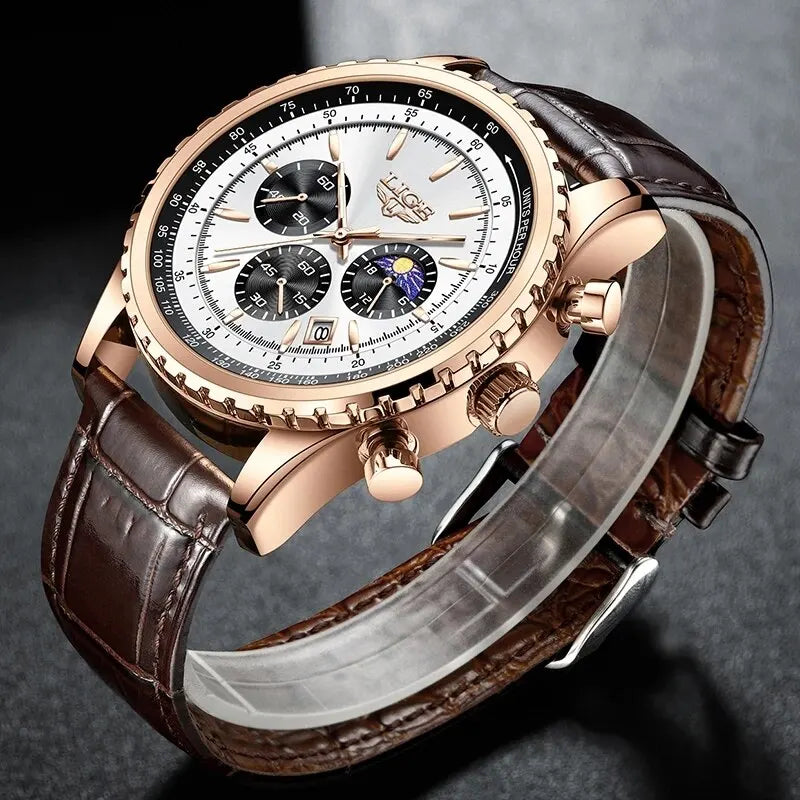 LIGE New Mens Watches Top Brand Luxury Men — product photo 2 of 6