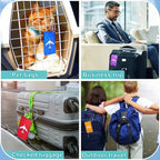 Aluminum Alloy Travel Luggage Tag Hanging Tag Suitcase — product photo 4 of 6