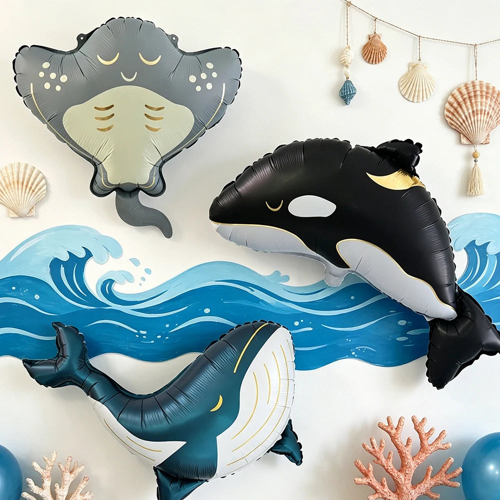 3pcs Ocean Theme Balloons — main product photo