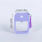1/3PCS Mini Refillable Spray Bottle 45ml with Keychain — product photo 3 of 6
