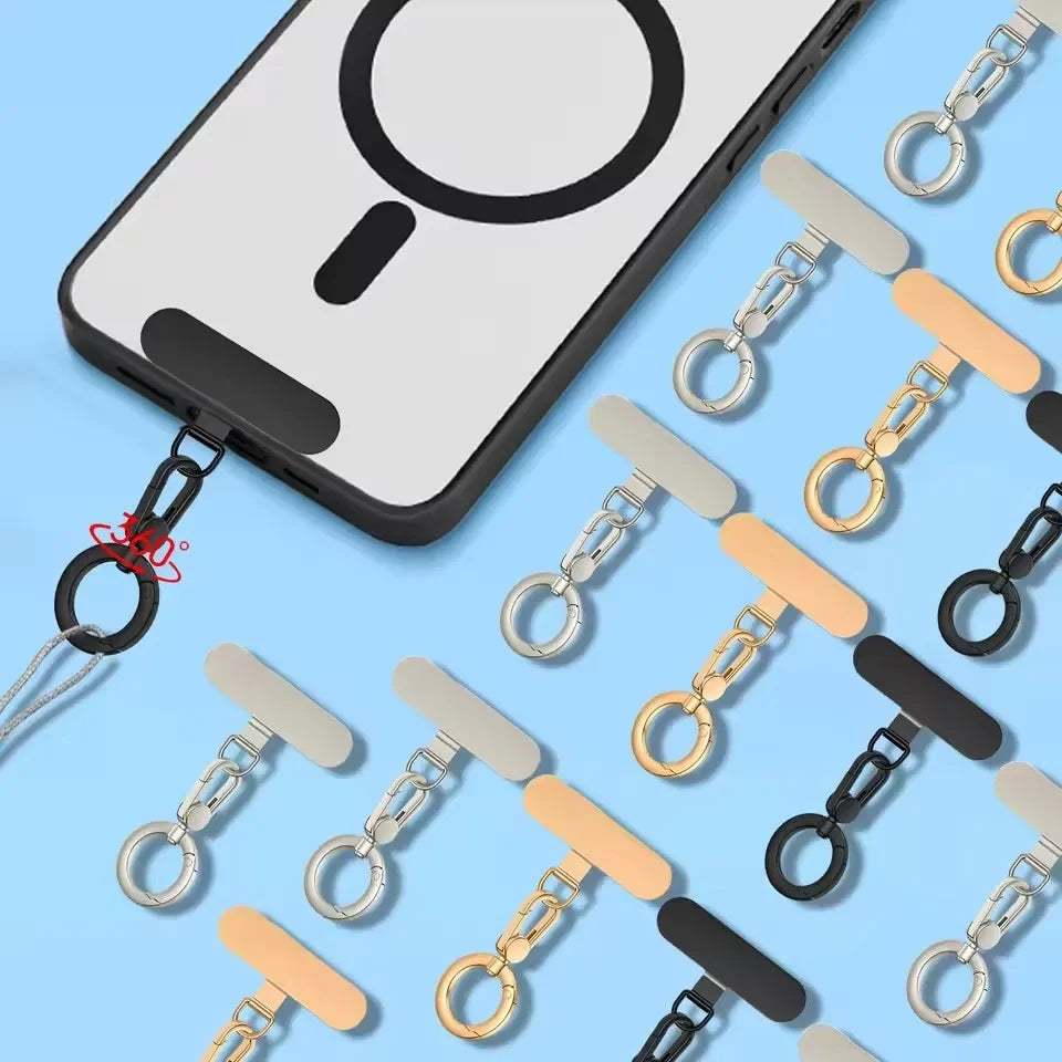 Rotatable Metal Buckle Phone Lanyard for Festival Concert — product photo 4 of 6