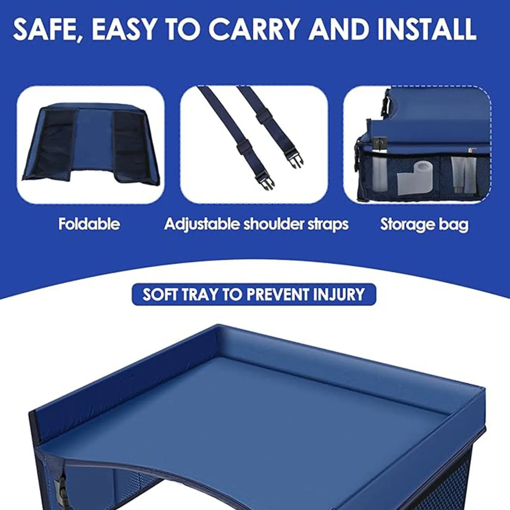 Portable Road Trip Vehicle Table Foldable Kids Adjustable — product photo 5 of 6