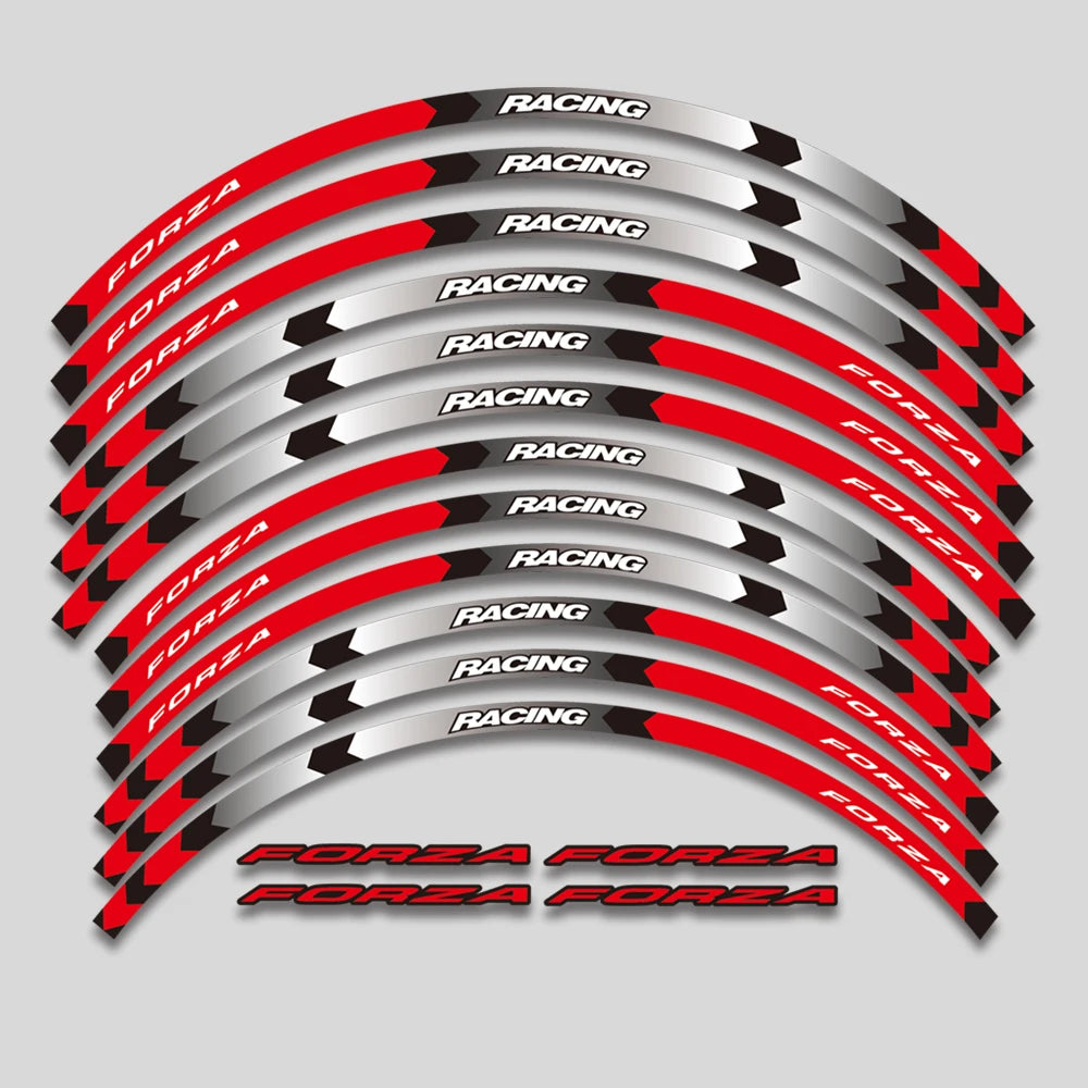 15″17″ Rim Motorcycle Parts Wheel Sticker Reflective MotorBike — product photo 5 of 5
