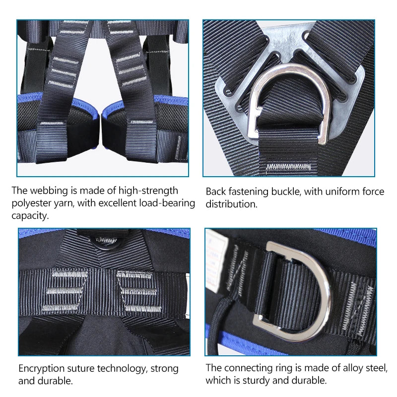 Climbing and Construction Safety Fall Protection Adjustable Full — product photo 5 of 6