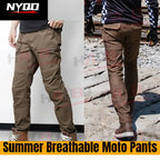 Men Women Summer Motorcycle Pants Anti Drop Wear- — main product photo