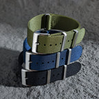 Premium 20mm 22mm Nylon Nato Watch Band Ribbed — product photo 4 of 6
