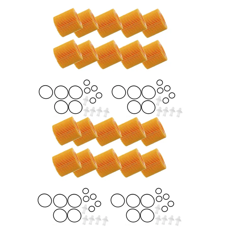 Compact 20Pcs Engine Oil Filter Elements For Toyota — main product photo