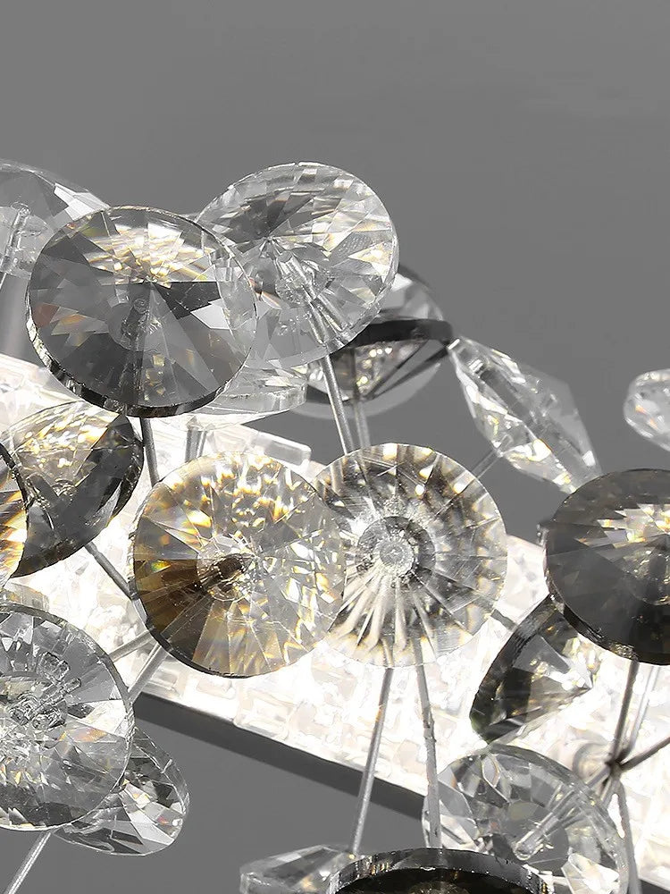 Mordern Luxury Sun Flower Crystal Rings Chandeliers For — product photo 6 of 6