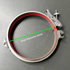 1PC Quick Tightening Hose Clamps Heavy Duty Galvanized — product photo 5 of 6