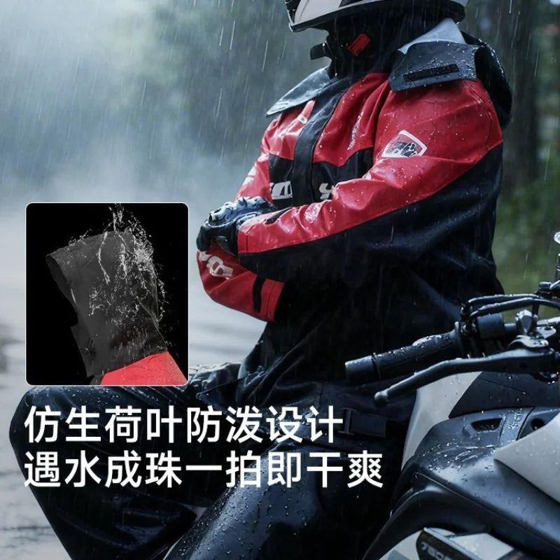 Motorcycle Split Raincoat Set Men Women Rainstorm Prevention — product photo 4 of 6