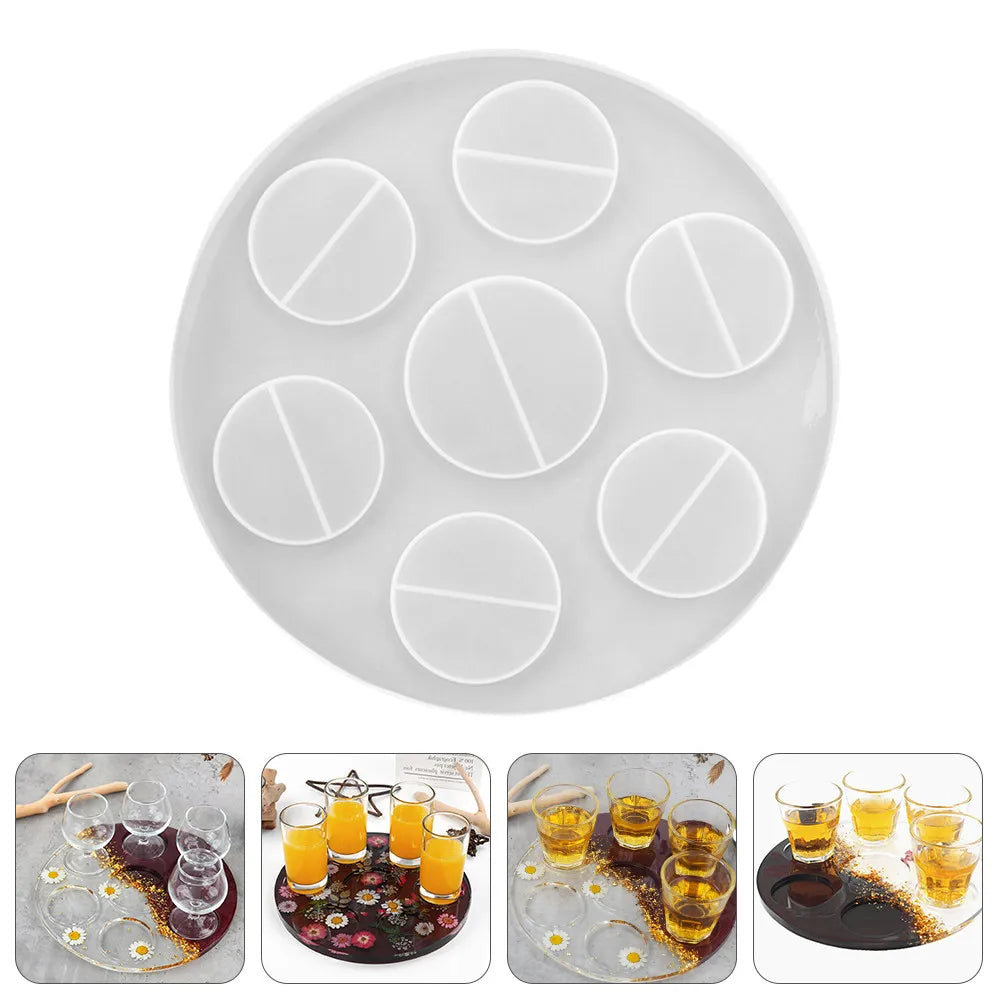 Premium Flexible Silicone Wine Cup Tray Mold for — main product photo
