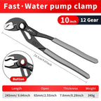 Water Pump Pliers Quick-Release Plumbing Pliers Pipe Wrench — product photo 6 of 6