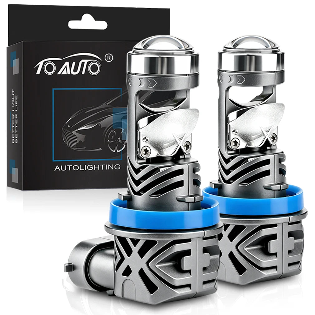 H8 H11 LED Headlight Lens Projector 30000LM Car — main product photo