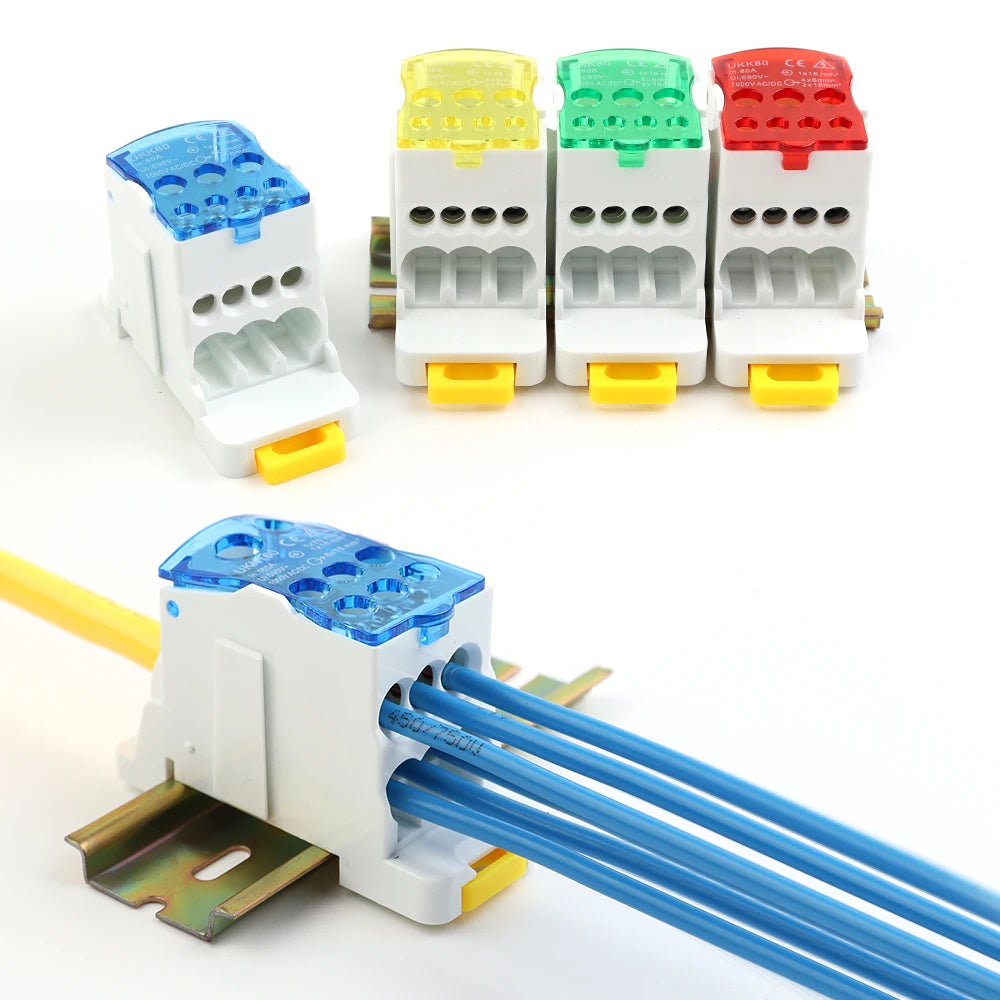 Electric Split Din Rail Terminal Block Junction Box — main product photo