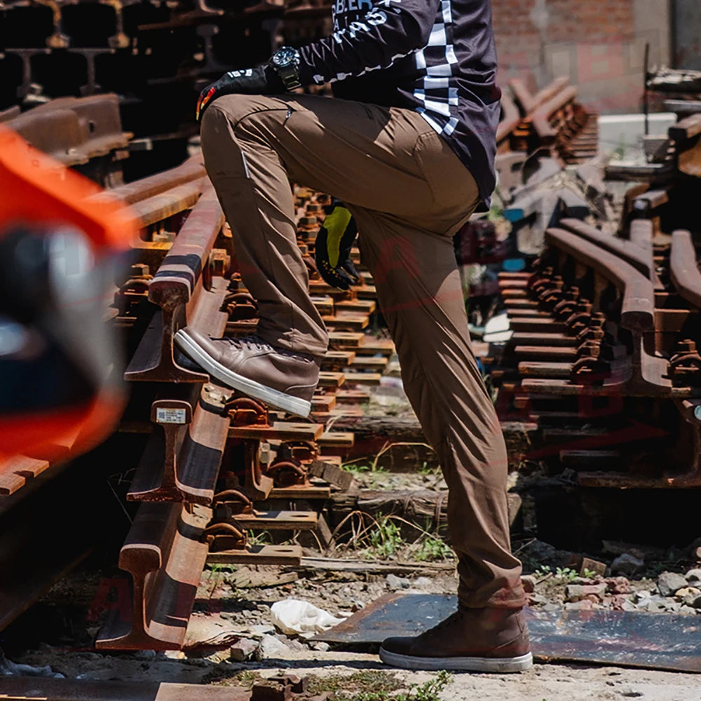 Men Women Summer Motorcycle Pants Anti Drop Wear- — product photo 5 of 6