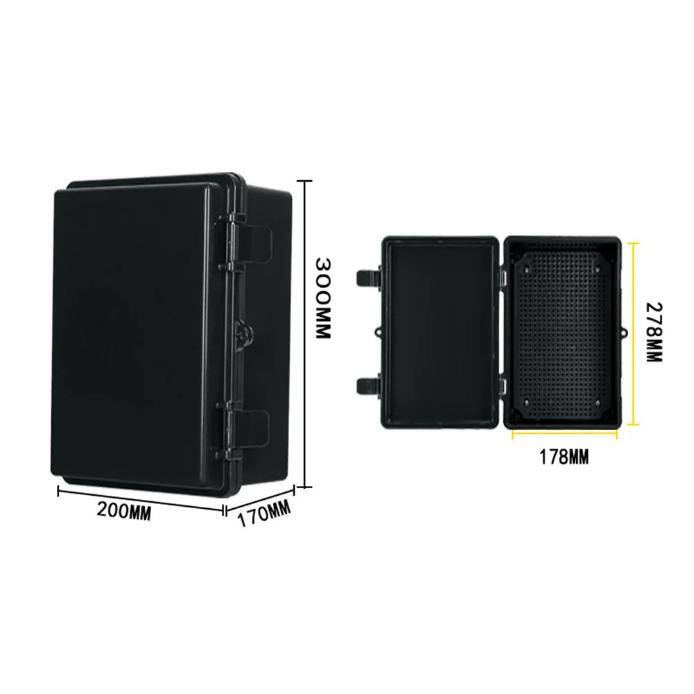 Black Hinged Junction Box IP67 Waterproof 150 X — product photo 3 of 6