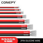 CONEPY 5M 2Pin Silicone Cable 16AWG 18AWG 20AWG — main product photo