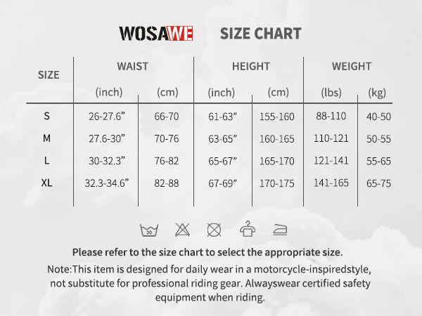 WOSAWE Women Winter Motorcycle Rider Pants with Detachable — product photo 6 of 6