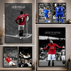 S-occer Sport Player Portrait Poster High-Definition Waterproof — main product photo