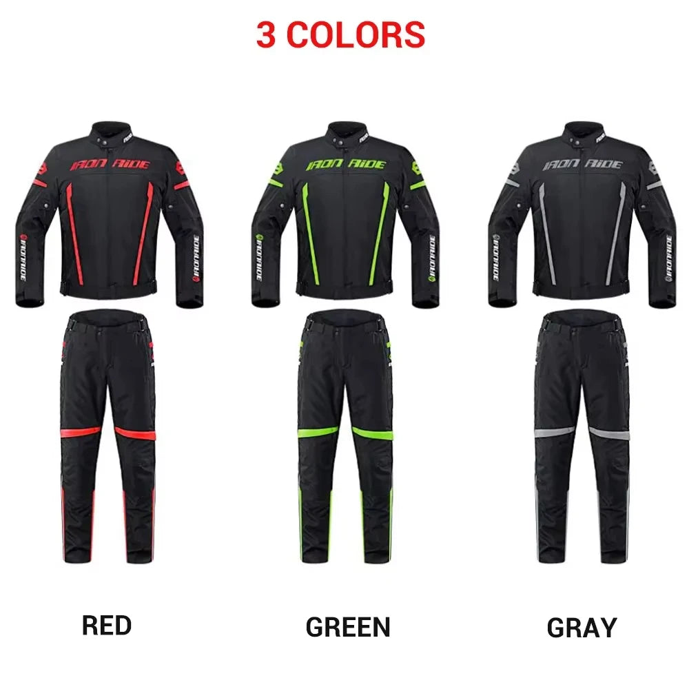 Motorcycle Jacket Waterproof Motorcross Jacket Pants Windproof Riding — product photo 5 of 6