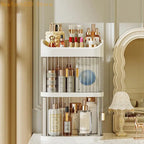 Premium Plastic Makeup Display Case Elegant 3 Layer — main product photo