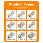 5PCS Male Female Docking Electrical Wire Connector Quick — product photo 3 of 6