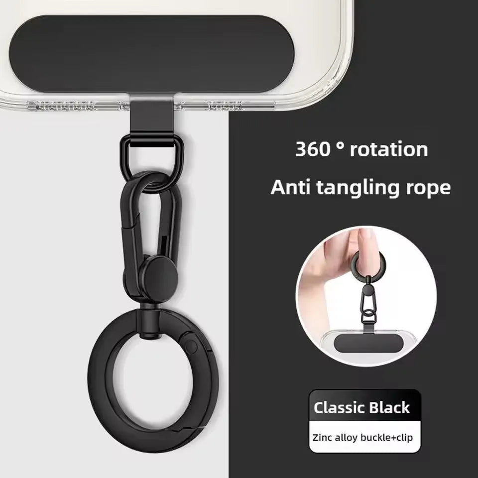 Rotatable Metal Buckle Phone Lanyard for Festival Concert — main product photo