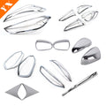 Full Set Chrome Car Headlight Tail Light Trim — main product photo