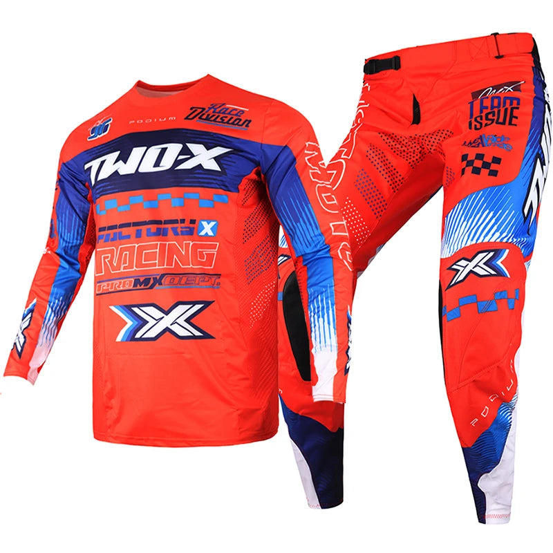 Two-X MX UTV Motocross Race Jersey Pants Combo — product photo 3 of 5