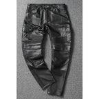 Motorcycle Pant Genuine Cowhide Leather Trousers Mens Riding — product photo 5 of 6