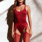 Ellolace Solid Women's Lingerie Sets Willowy Open Crotch — product photo 3 of 6