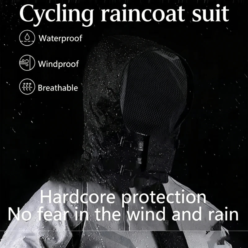 Outdoor Fishing Camping Hiking Rain Suit Fully Waterproof — product photo 4 of 6
