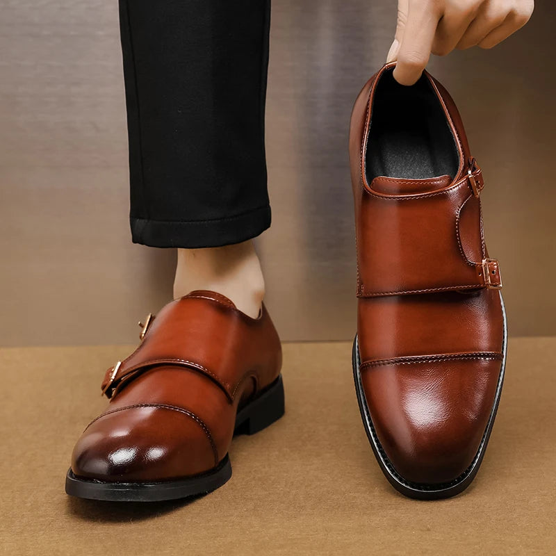 Luxury Brand Casual Leather Men Casual Shoes Fashion — product photo 4 of 6
