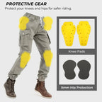 Men‘s Motorcycle Riding Pants Trousers Large Pockets Durable — product photo 2 of 6