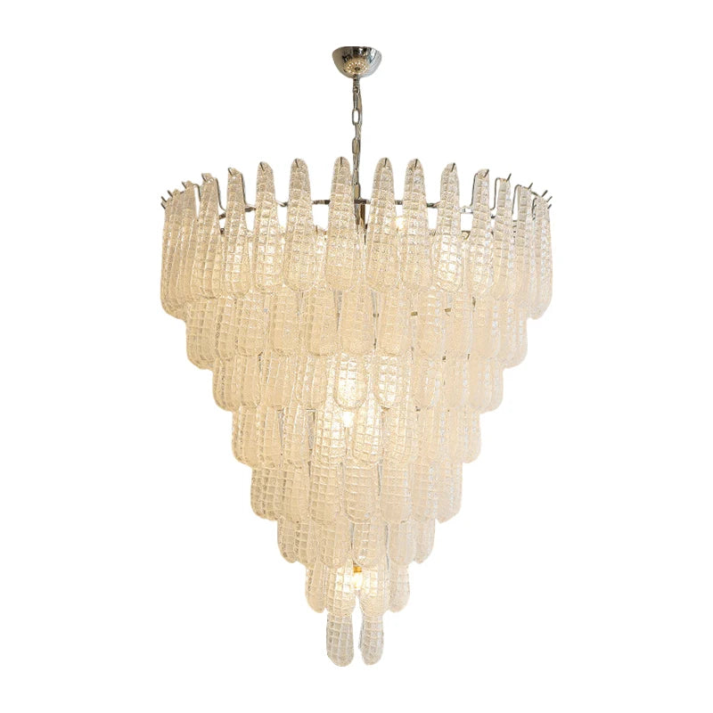 4-8 Layer Colorzied Glass Art E14 LED Ceiling — main product photo