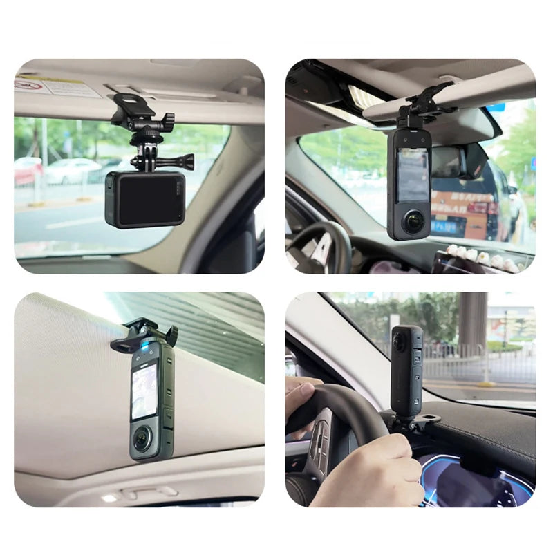 Car Sun Visor Mount for Insta360 X2 X3 — product photo 6 of 6