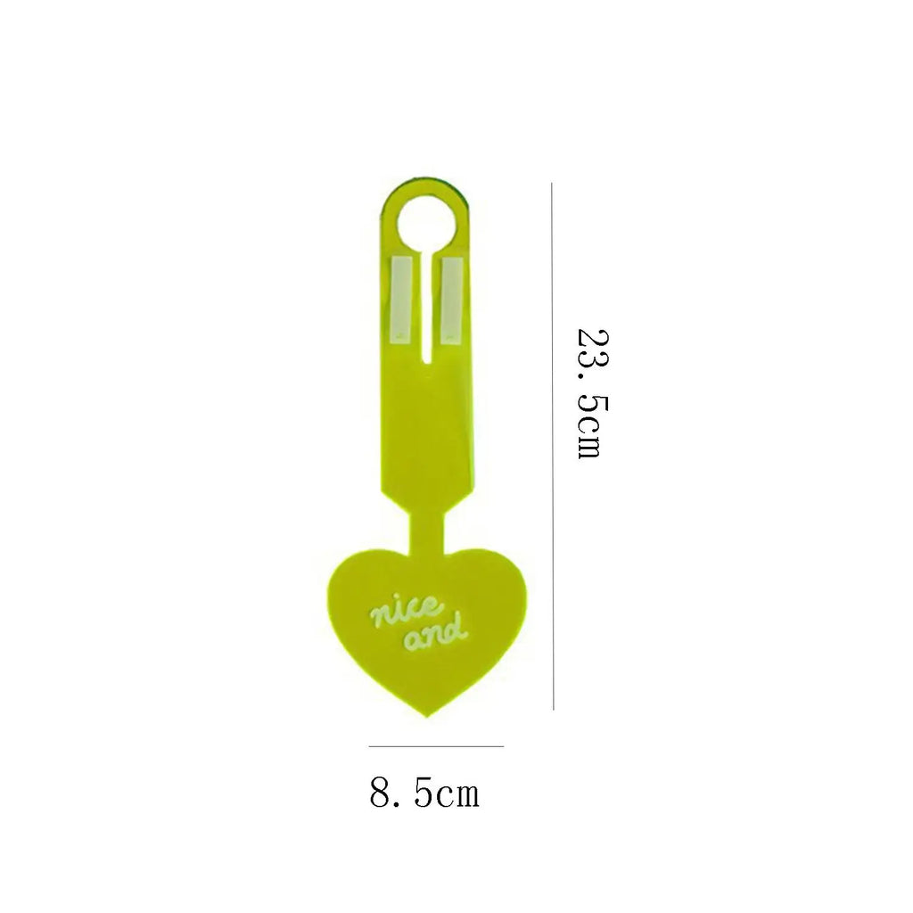 Fluorescent Baggage Tag Portable Anti-lost PVC Suitcase Label — product photo 5 of 6