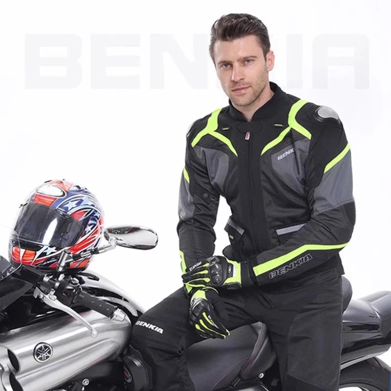 Motorcycle Jacket Pants Waterproof Windproof Men Women — product photo 2 of 6