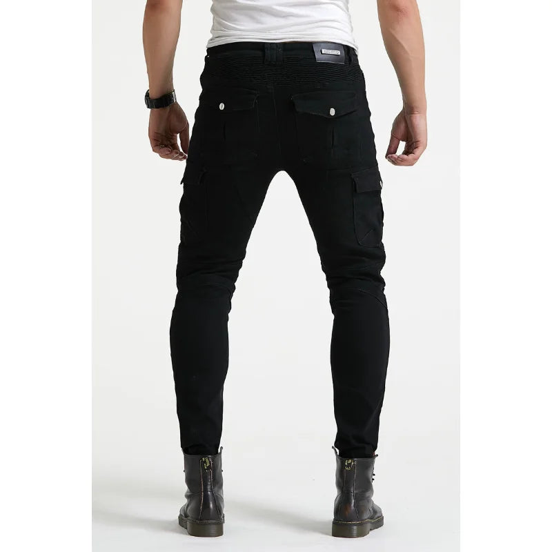 Men CE Certified Anti-Fall Motorcycle Riding Pants Protective — product photo 5 of 6