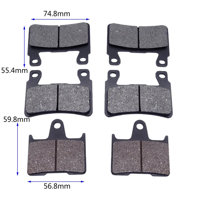 Front & Rear Brake Pads for Honda CB400 — product photo 2 of 6